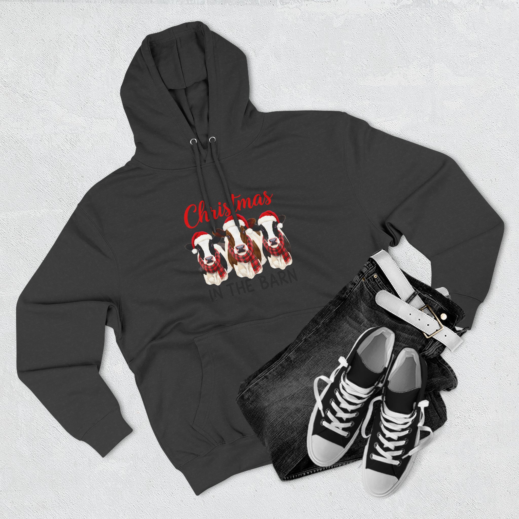 Christmas in the Barn Fleece Hoodie - Image 11