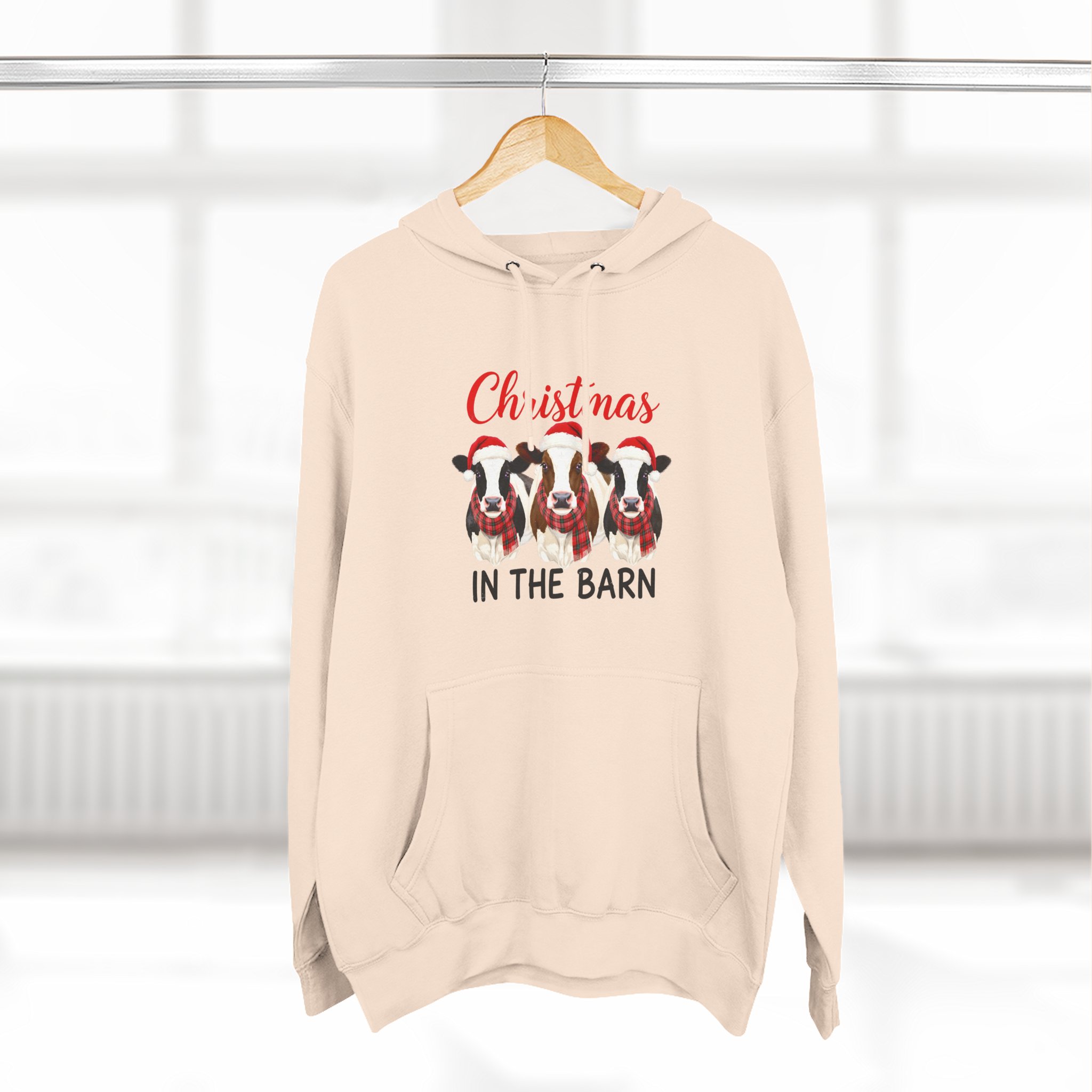 Christmas in the Barn Fleece Hoodie - Image 24