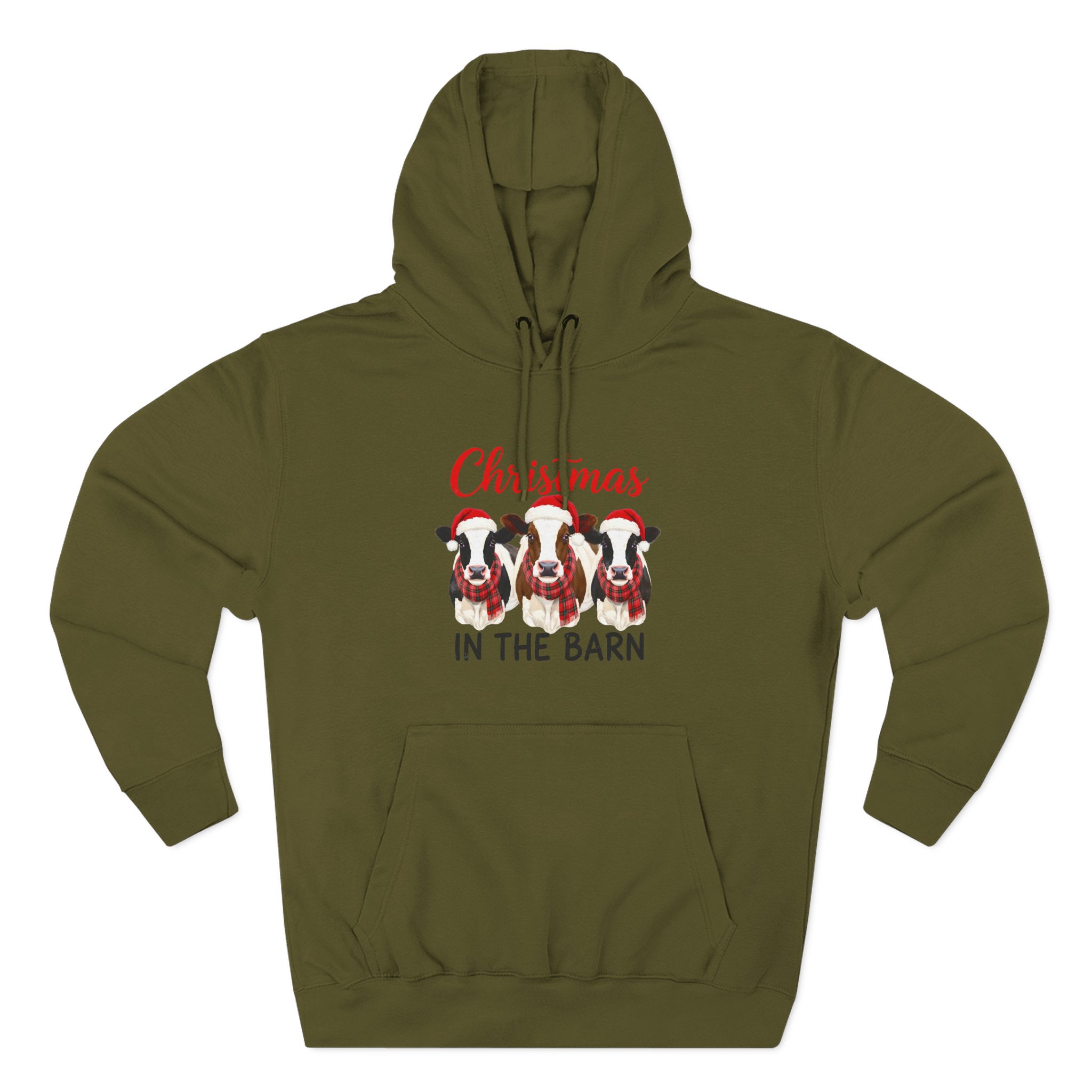 Christmas in the Barn Fleece Hoodie - Image 29