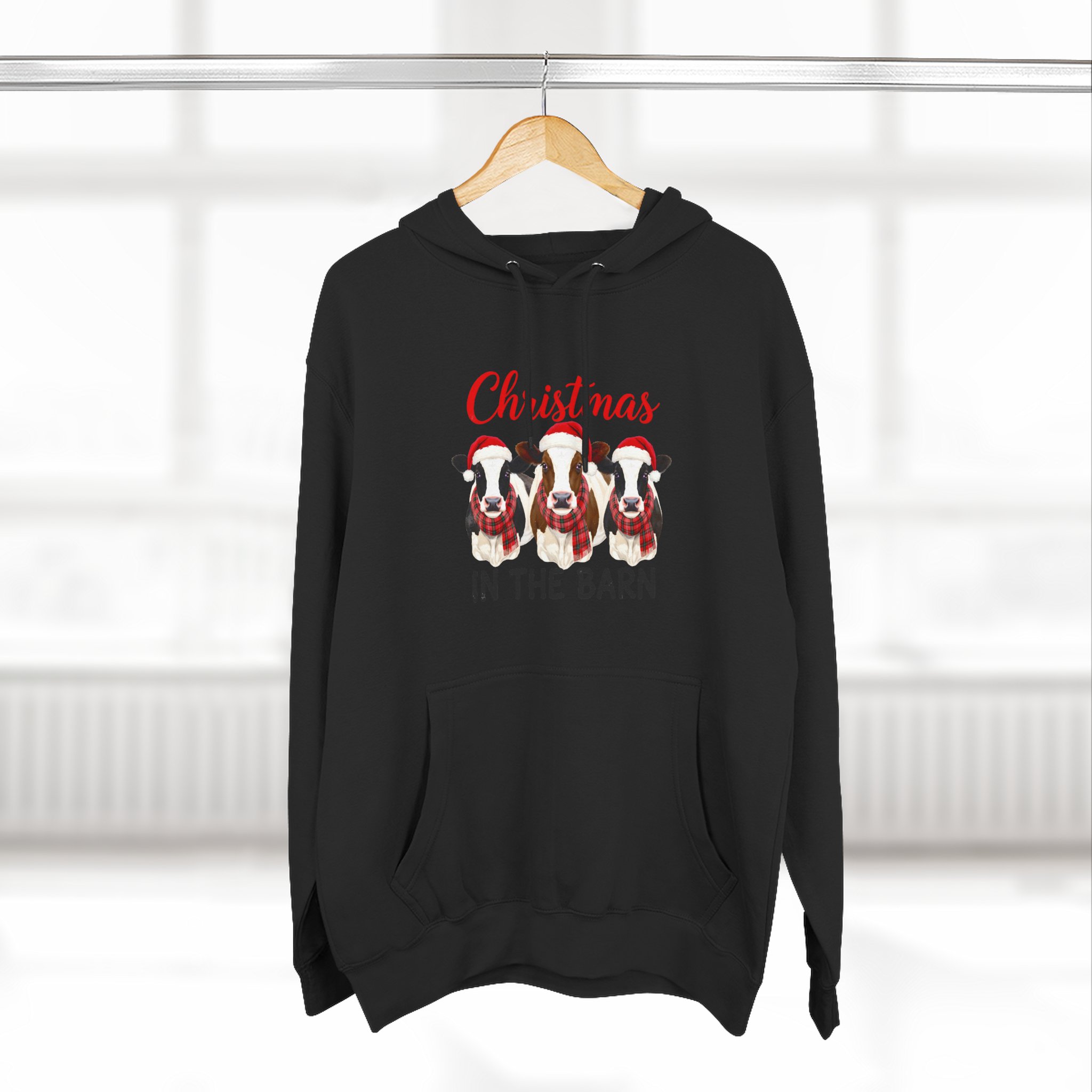 Christmas in the Barn Fleece Hoodie - Image 16