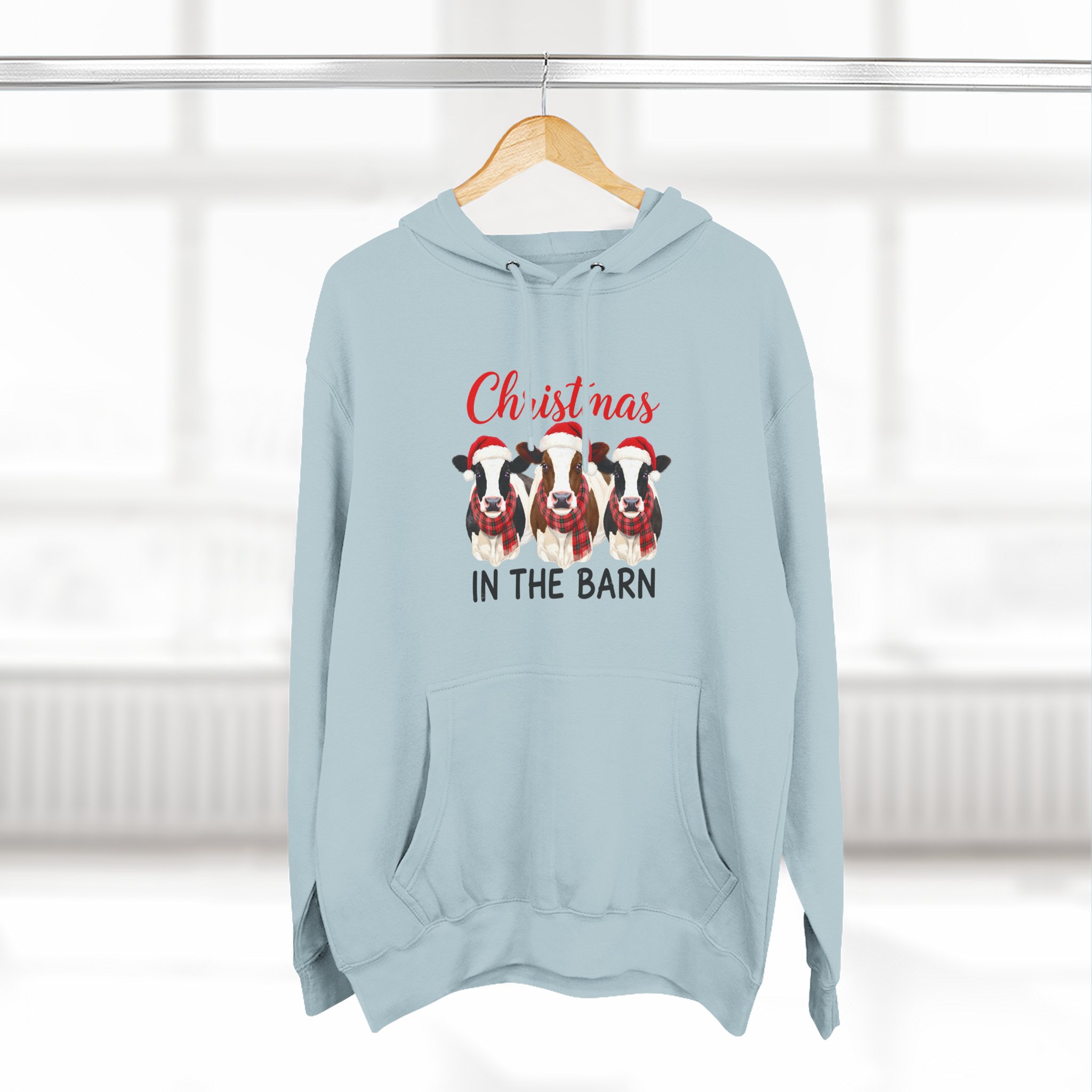 Christmas in the Barn Fleece Hoodie - Image 36