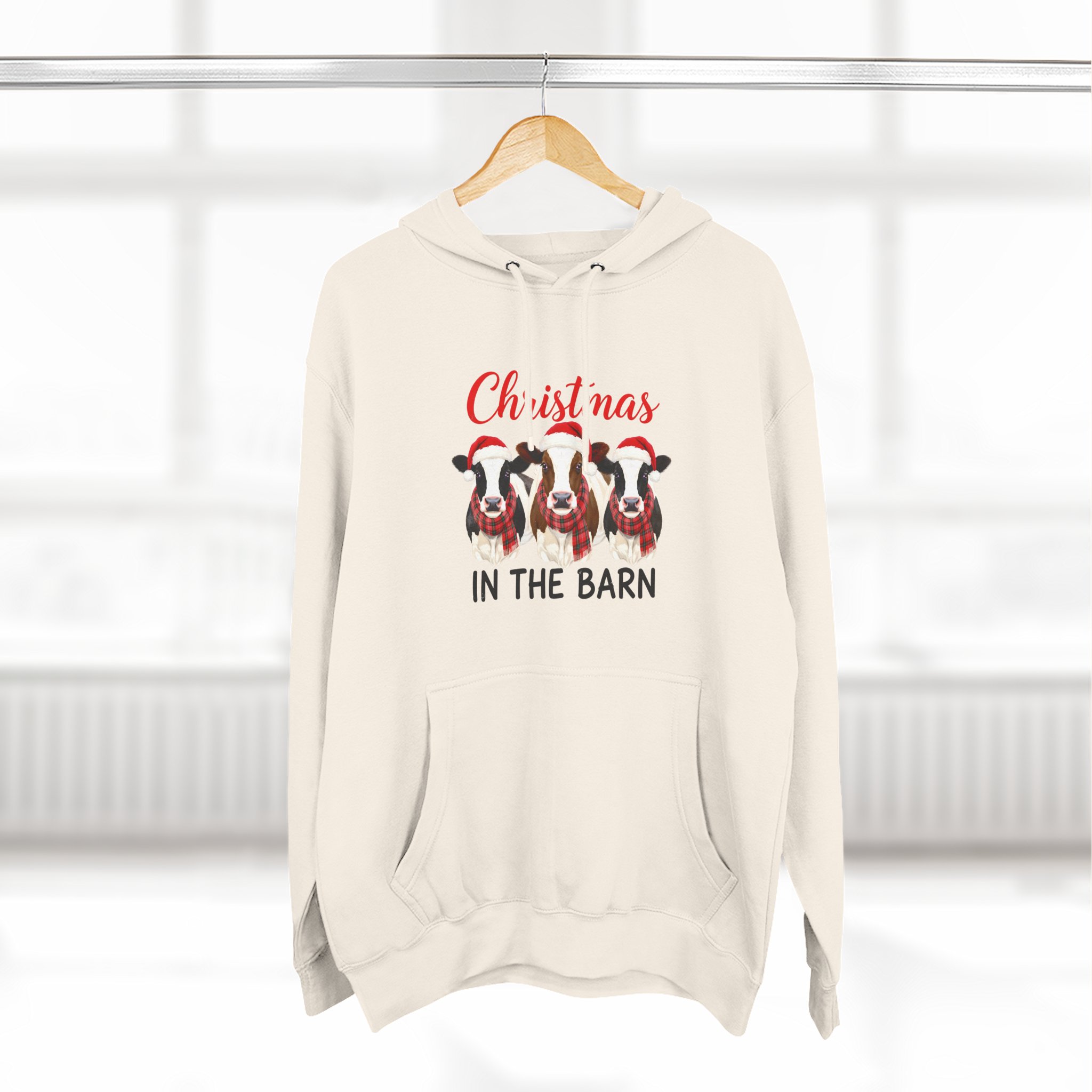 Christmas in the Barn Fleece Hoodie - Image 20