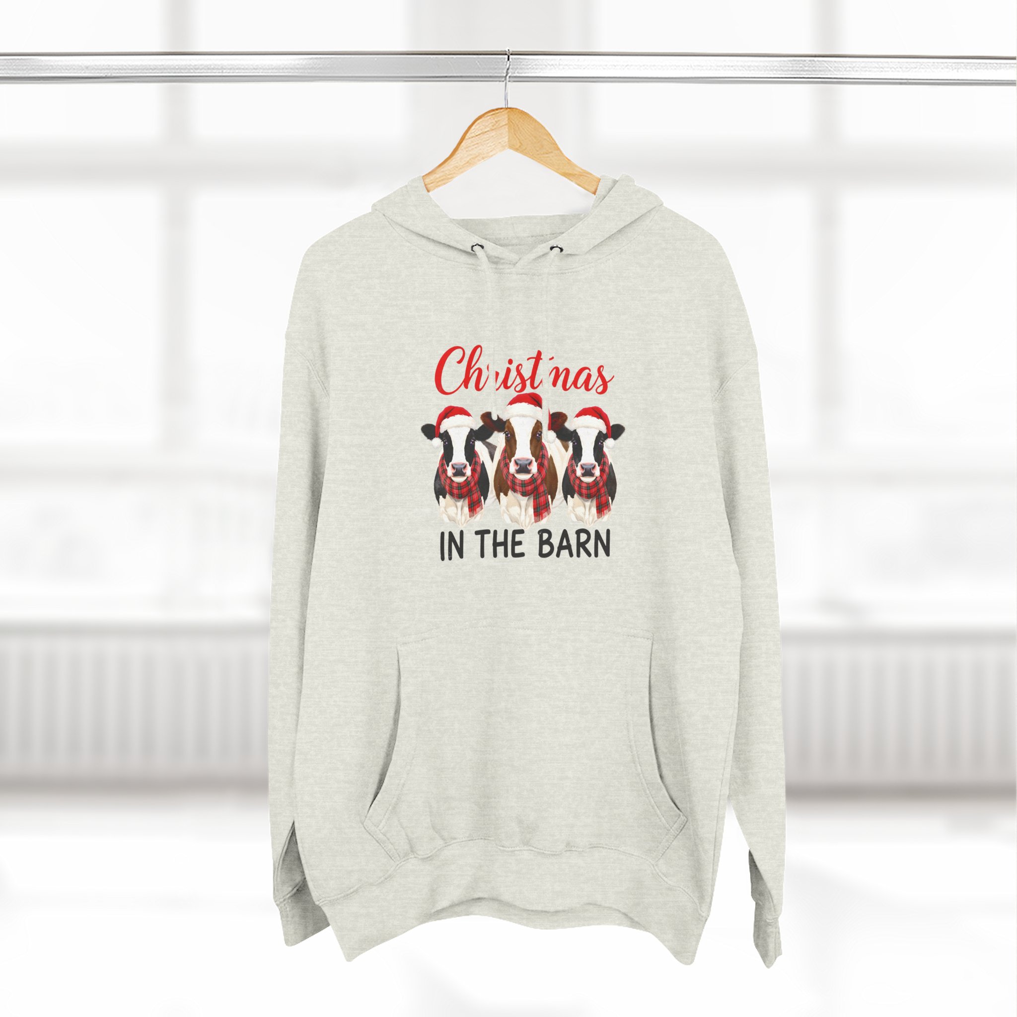 Christmas in the Barn Fleece Hoodie - Image 28