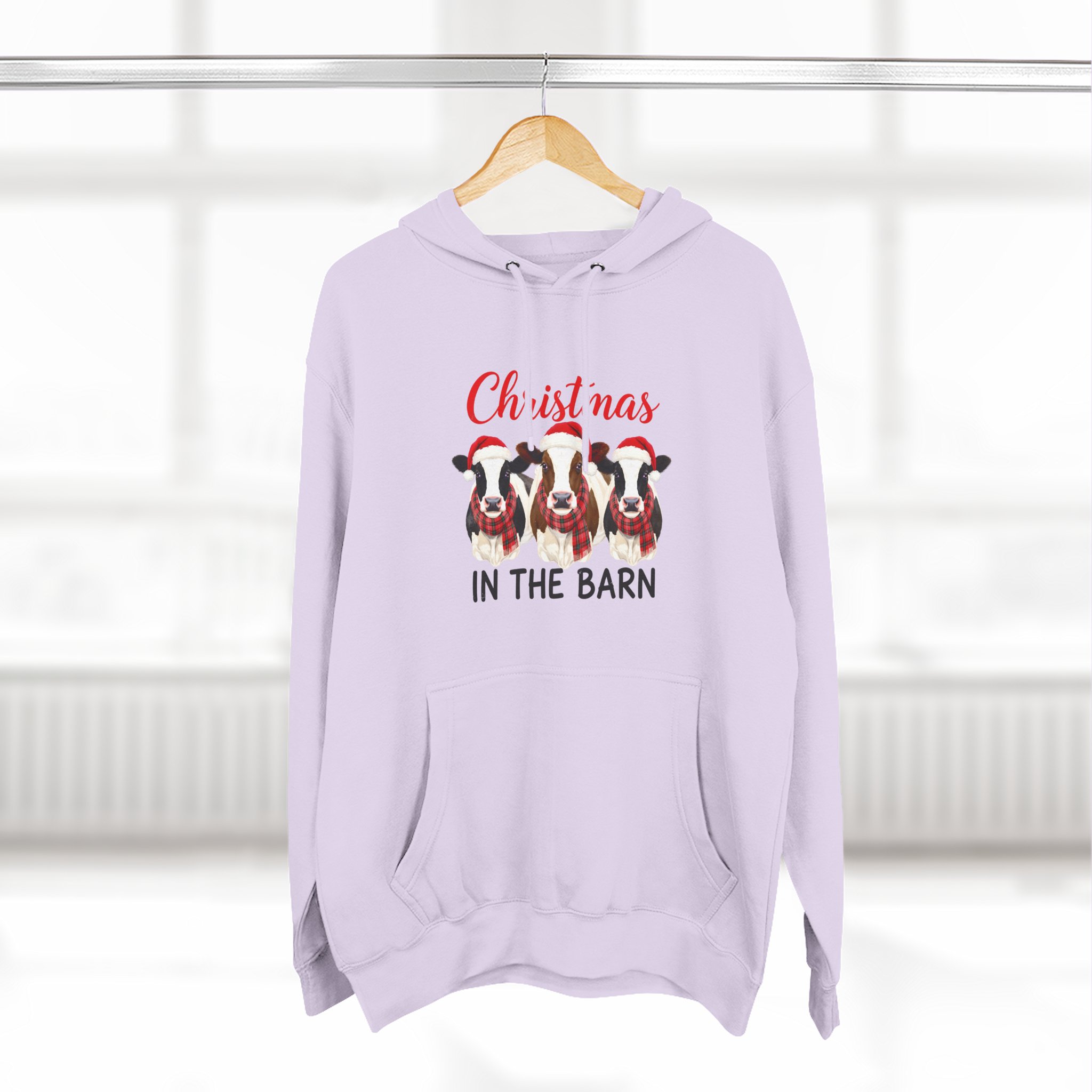 Christmas in the Barn Fleece Hoodie - Image 52