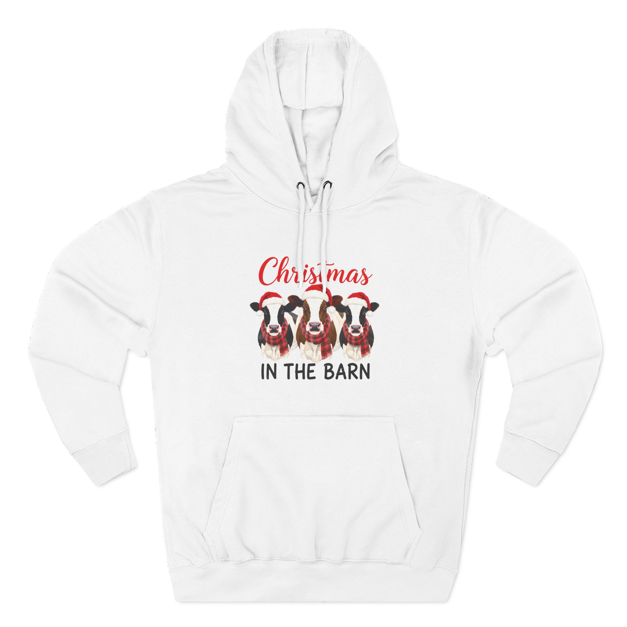 Christmas in the Barn Fleece Hoodie