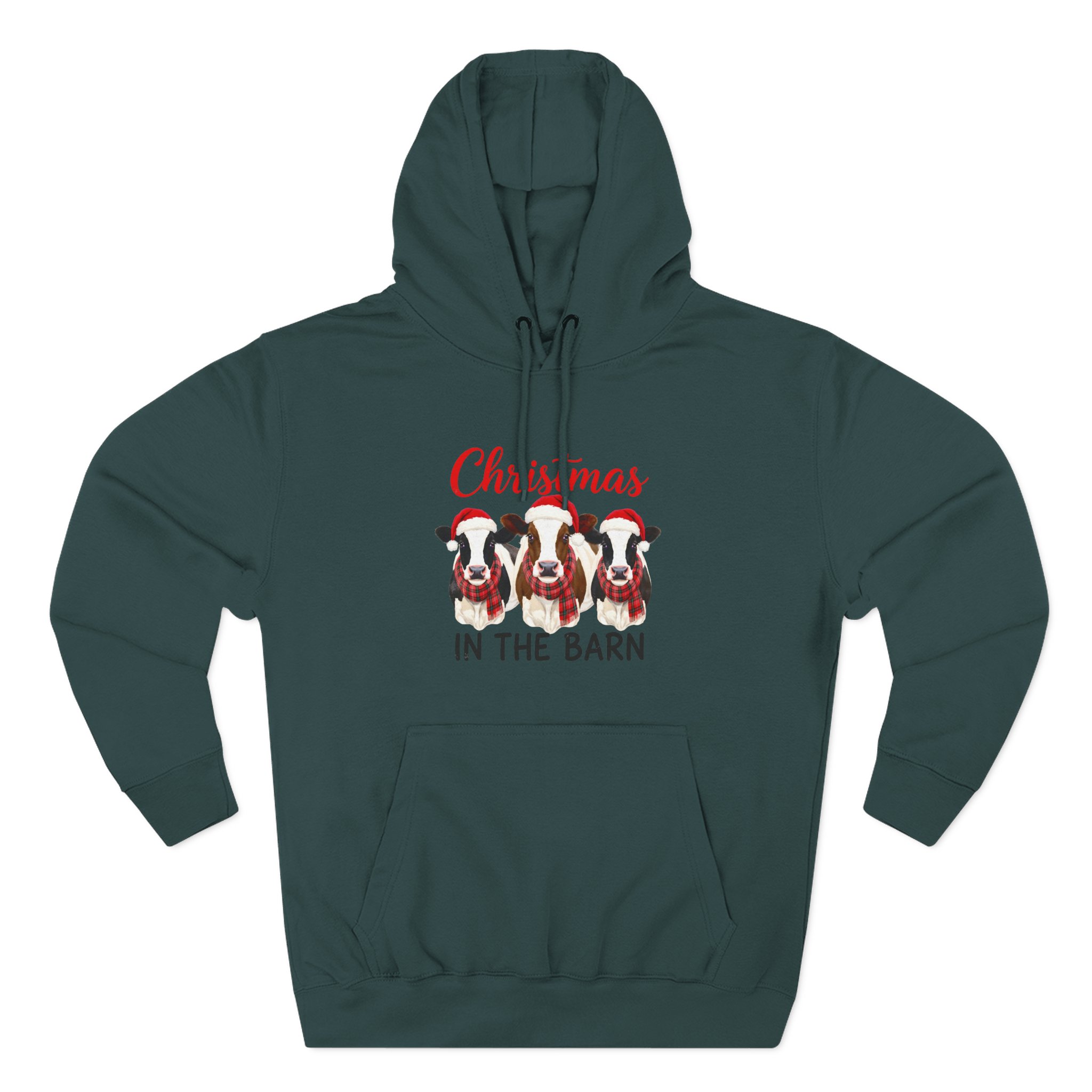 Christmas in the Barn Fleece Hoodie - Image 37