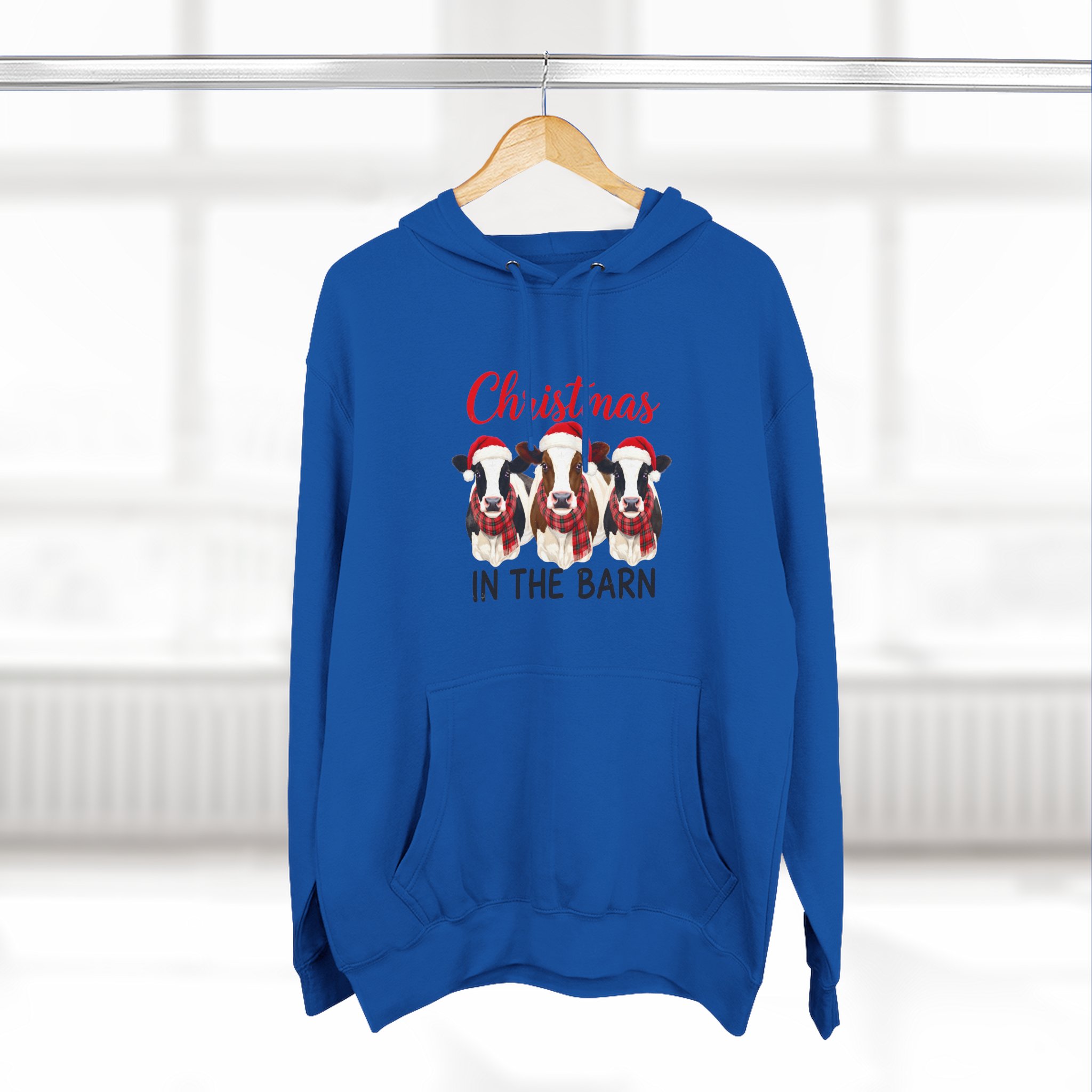 Christmas in the Barn Fleece Hoodie - Image 44