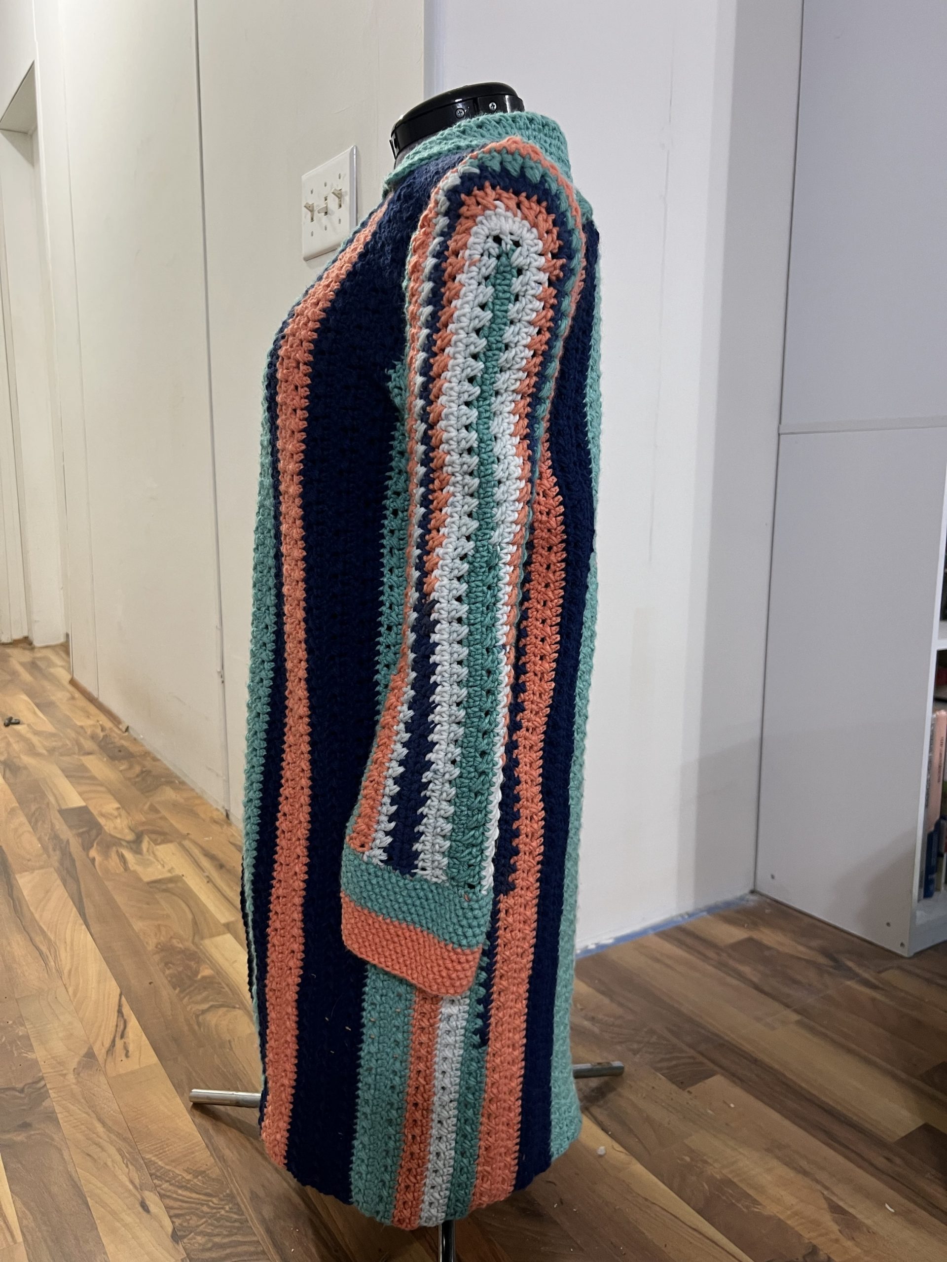 Color story crocheted cardigan - Image 3